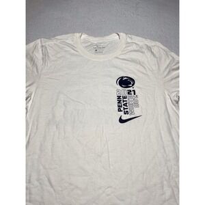 Nike Penn State Nittany Lions T-Shirt NCAA 2021 White Out White Men's M NWT Note